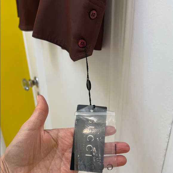 Gucci Rich Brown Dress Shirt for Men - Picture 3 of 5